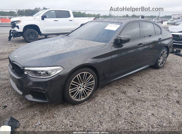 WBAJB9C54KB288345 2019 BMW 5 SERIES Black Front left