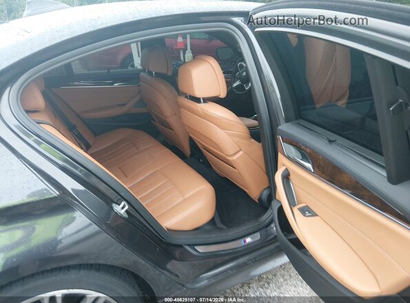 WBAJB9C54KB288345 2019 BMW 5 SERIES Black VIN sticker view
