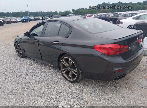 WBAJB9C57JB036765 2018 BMW 5 SERIES Black Հետևի ձախ