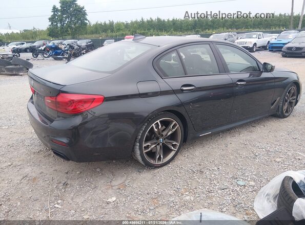 WBAJB9C57JB036765 2018 BMW 5 SERIES Black Հետևի աջ