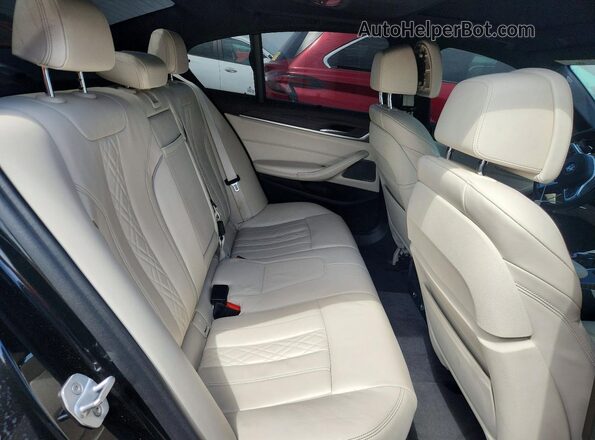 WBAJB9C58JB035446 2018 BMW M5 Black Rear seats view
