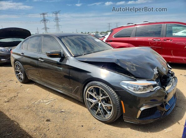 WBAJB9C58JB035446 2018 BMW M5 Black Front right