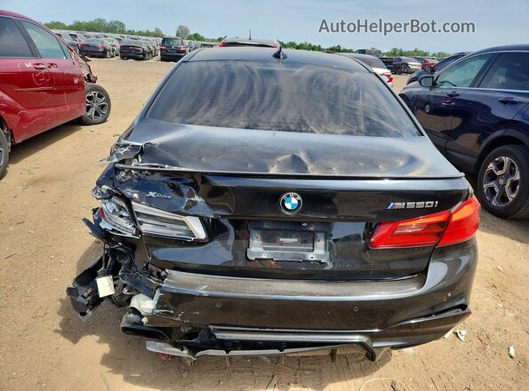 WBAJB9C58JB035446 2018 BMW M5 Black Rear view