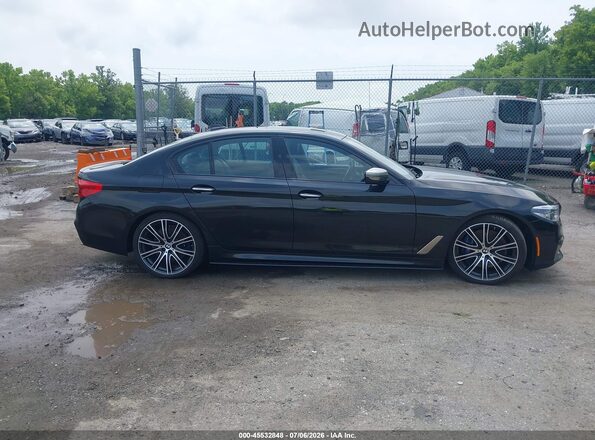WBAJB9C58JB286838 2018 BMW 5 SERIES Black Սալոնի հետևի տեսք