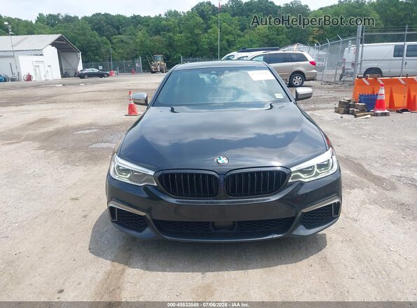 WBAJB9C58JB286838 2018 BMW 5 SERIES Black Սարքավորումների վահանակի տեսք