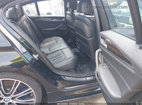 WBAJB9C58JB286838 2018 BMW 5 SERIES Black VIN կոդի պիտակի տեսք