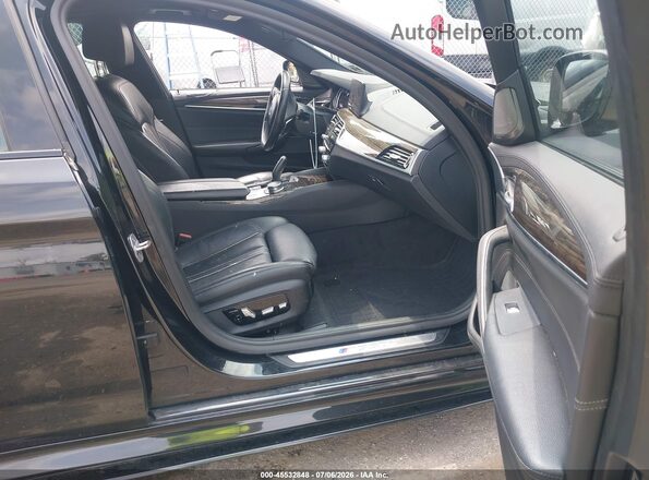 WBAJB9C58JB286838 2018 BMW 5 SERIES Black Սալոնի դիմացի տեսք