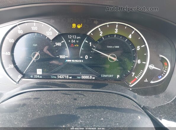 WBAJB9C58JB286838 2018 BMW 5 SERIES Black Հետևի նստատեղերի տեսք