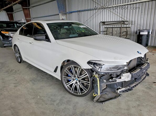 WBAJB9C59JB286847 2018 BMW M5 White Передня права чверть