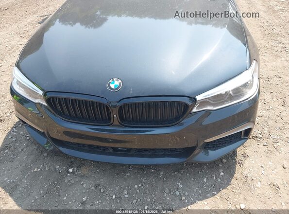 WBAJB9C59KB289054 2019 BMW 5 SERIES Black Դիմացի տեսք