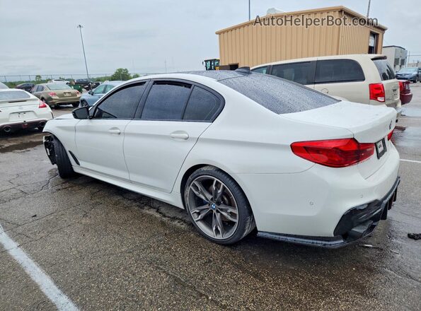 WBAJB9C59KB289216 2019 BMW M5 White Trasero izquierdo
