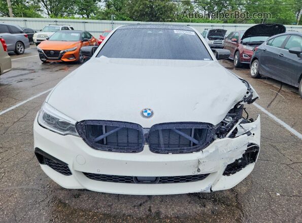 WBAJB9C59KB289216 2019 BMW M5 White Vista frontal