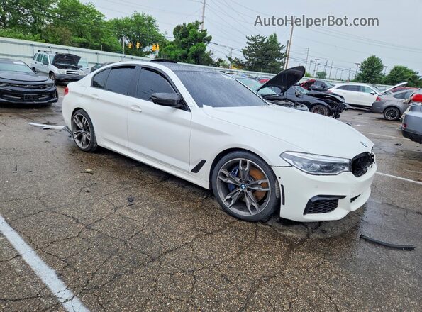 WBAJB9C59KB289216 2019 BMW M5 White Delantero derecho