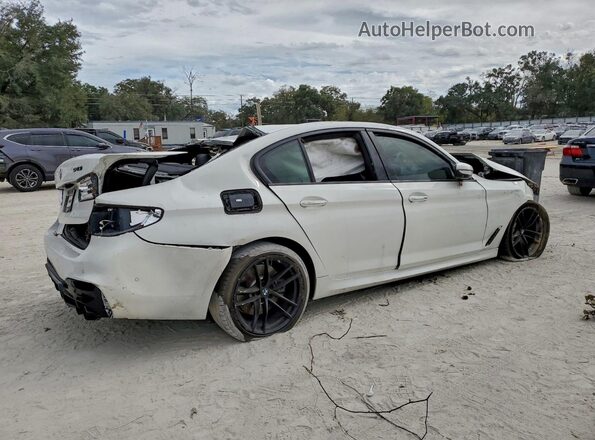 WBAJE5C30HG477830 2017 BMW 5 SERIES White Tył prawy