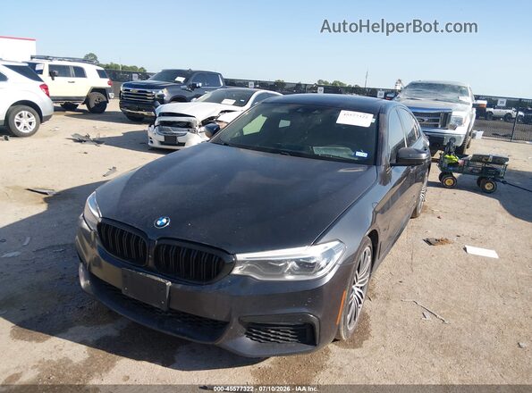 WBAJE5C34HG914356 2017 BMW 5 SERIES Gray Vista tres cuartos delantera izquierda