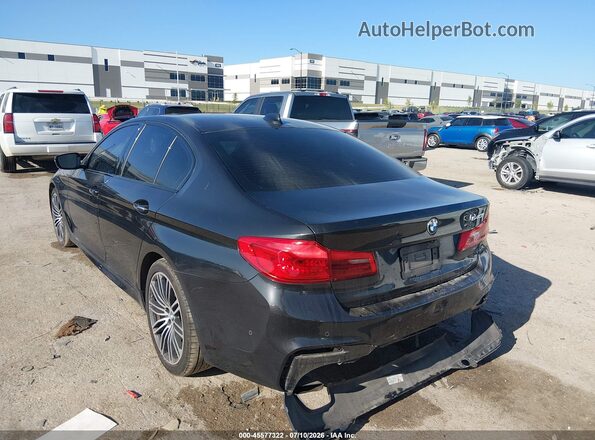 WBAJE5C34HG914356 2017 BMW 5 SERIES Gray Trasero izquierdo