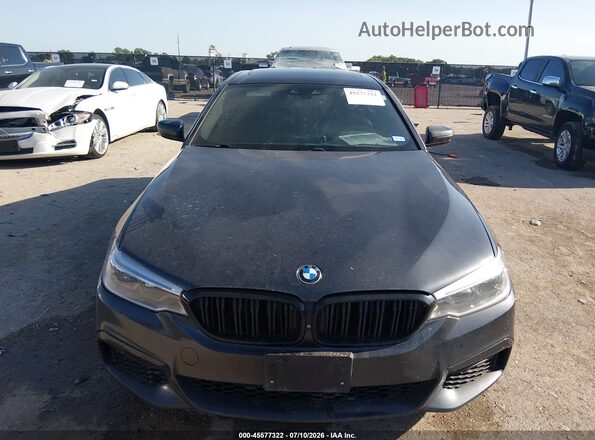 WBAJE5C34HG914356 2017 BMW 5 SERIES Gray Vista del cuadro de instrumentos