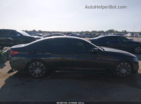 WBAJE5C34HG914356 2017 BMW 5 SERIES Gray Vista interior trasera