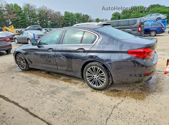 WBAJE5C34HWA92215 2017 BMW 5 SERIES Gray Rear left