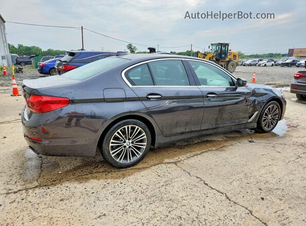 WBAJE5C34HWA92215 2017 BMW 5 SERIES Gray Rear right