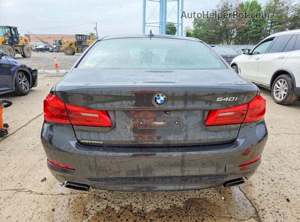WBAJE5C34HWA92215 2017 BMW 5 SERIES Gray Rear view