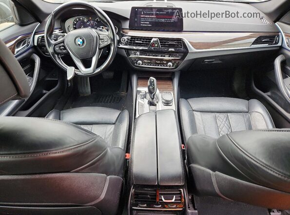 WBAJE5C34HWA92215 2017 BMW 5 SERIES Gray Dashboard view