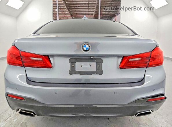 WBAJE5C35HG477841 2017 BMW 5 SERIES Gray Вид ззаду