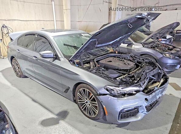 WBAJE5C35HG477841 2017 BMW 5 SERIES Gray Передня права чверть