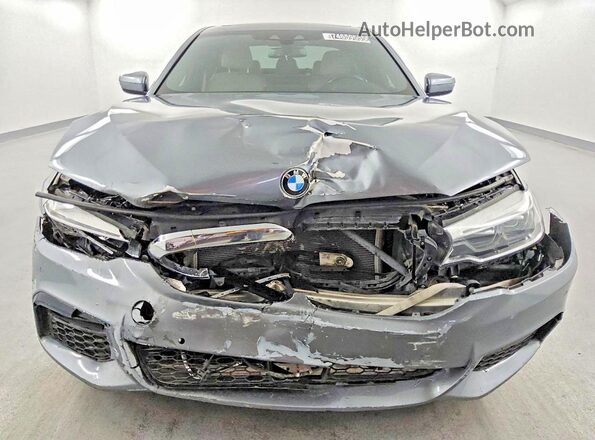 WBAJE5C35HG477841 2017 BMW 5 SERIES Gray Вид спереду