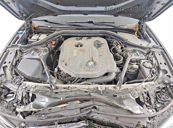 WBAJE5C35HG477841 2017 BMW 5 SERIES Gray Вид задньої частини салону