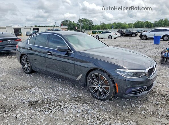 WBAJE5C36HG478562 2017 BMW 5 SERIES Black წინა მარჯვენა