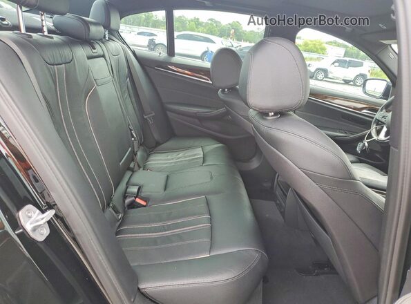 WBAJE5C36HG478562 2017 BMW 5 SERIES Black უკანა სავარძლების ხედი