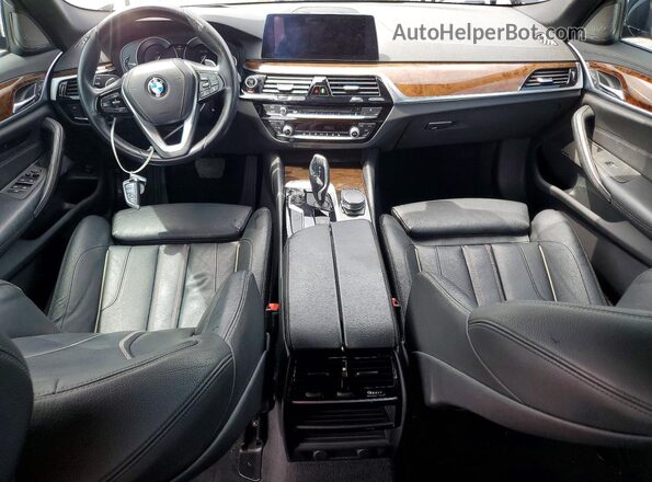 WBAJE5C36HG478562 2017 BMW 5 SERIES Black წინა პანელის ხედი
