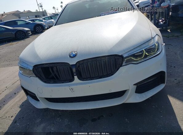 WBAJE5C37HG478599 2017 BMW 5 SERIES White Вид задньої частини салону
