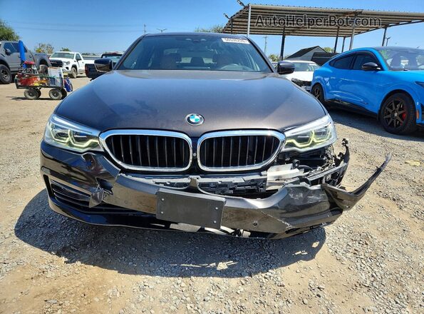 WBAJE5C37HG915047 2017 BMW 5 SERIES Черный Вид спереди