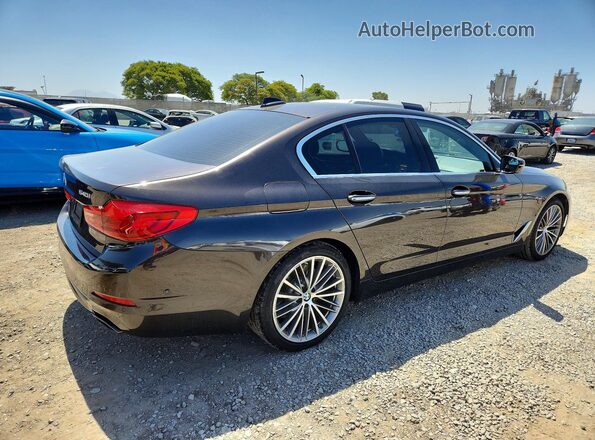 WBAJE5C37HG915047 2017 BMW 5 SERIES Черный Задняя правая четверть