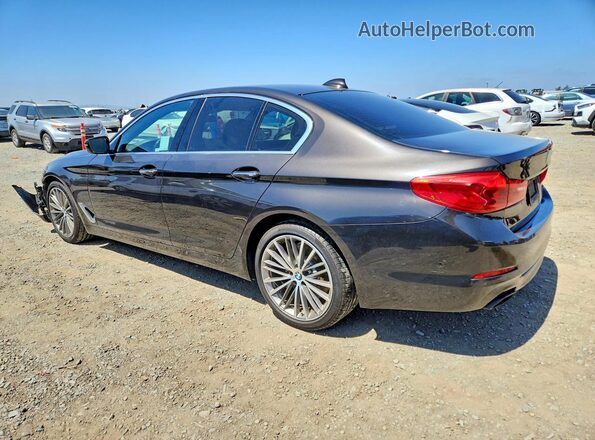 WBAJE5C37HG915047 2017 BMW 5 SERIES Черный Задняя левая четверть