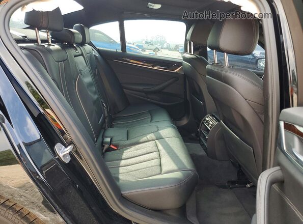 WBAJE5C39HG915776 2017 BMW 5 SERIES Black Вид задніх сидінь