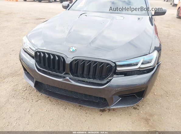 WBAJE5C39HG916006 2017 BMW 5 SERIES Gray Դիմացի տեսք