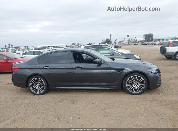 WBAJE5C39HG916006 2017 BMW 5 SERIES Gray Սալոնի հետևի տեսք