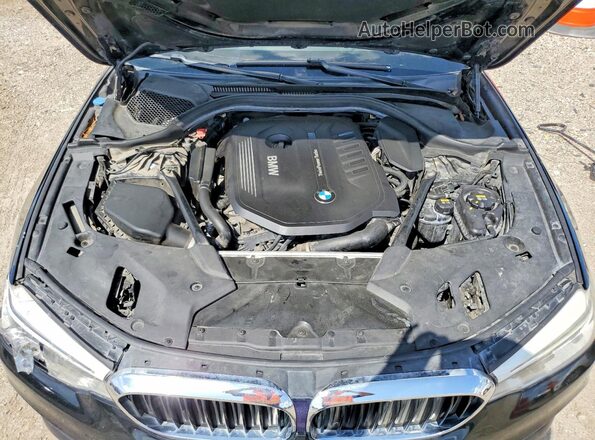 WBAJE5C3XHG913972 2017 BMW 5 SERIES Черный Вид задней части салона