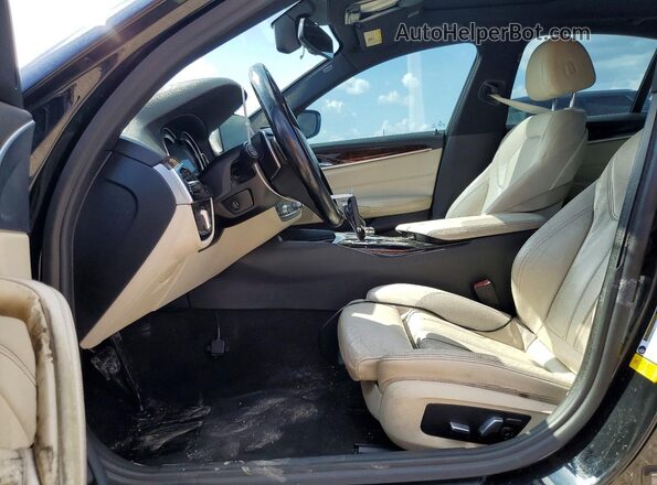 WBAJE5C3XHG913972 2017 BMW 5 SERIES Черный Вид салона спереди