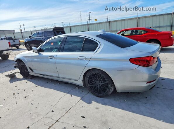 WBAJE5C50KWW16868 2019 BMW 5 SERIES Silver Rear left