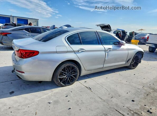 WBAJE5C50KWW16868 2019 BMW 5 SERIES Silver Rear right