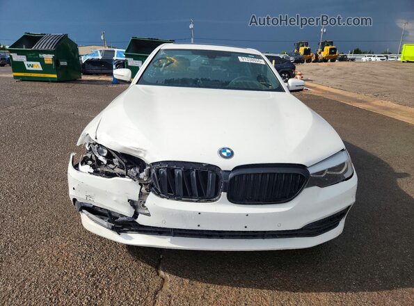 WBAJE5C51JWA95614 2018 BMW 5 SERIES White Front view