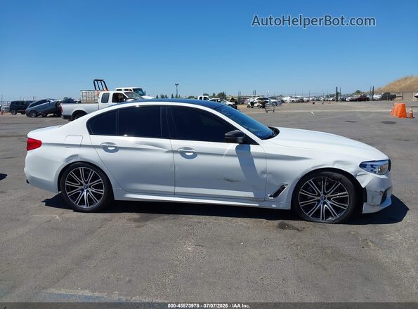 WBAJE5C51JWA96519 2018 BMW 5 SERIES White უკანა სალონის ხედი