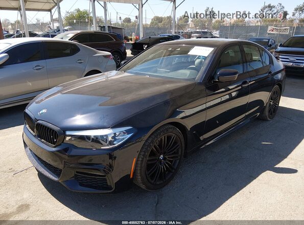 WBAJE5C51KWW10075 2019 BMW 5 SERIES Navy Przód lewy
