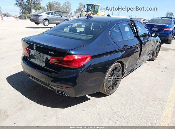 WBAJE5C51KWW10075 2019 BMW 5 SERIES Navy Tył prawy