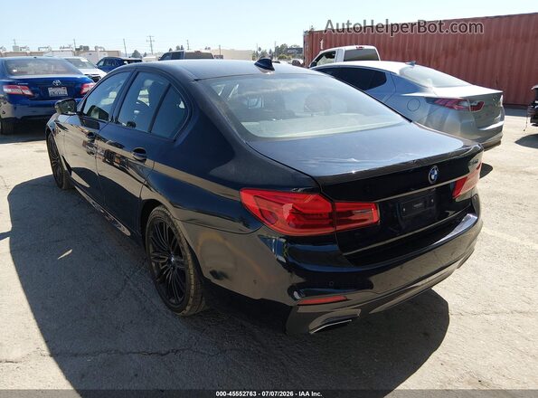 WBAJE5C51KWW10075 2019 BMW 5 SERIES Navy Tył lewy
