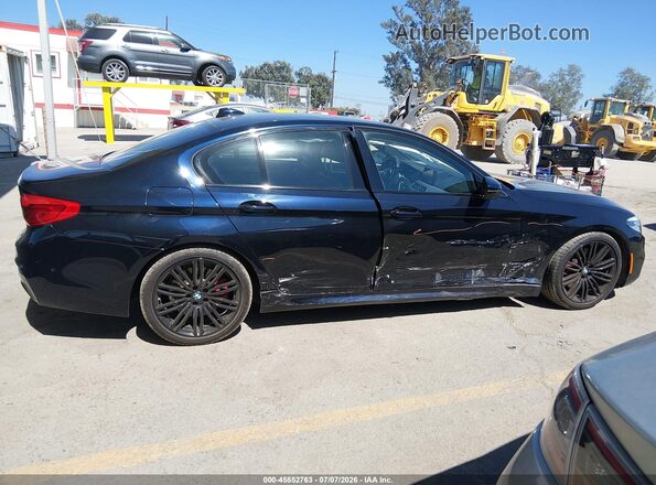 WBAJE5C51KWW10075 2019 BMW 5 SERIES Navy Widok wnętrza z tyłu